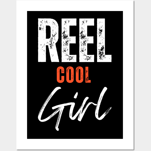 reel cool girl Wall Art by GraphGeek